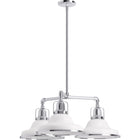 White / Polished Chrome