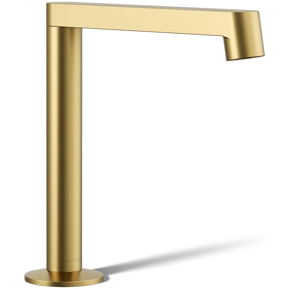 Components 1.2 GPM Widespread Bathroom Faucet with Drain Assembly and Row Design Spout - Less Handles