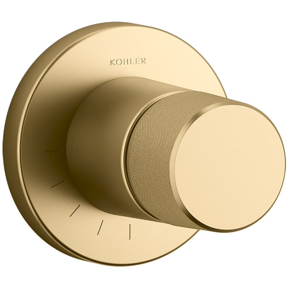 Components Single Function Volume Control Valve Trim Only with Single Knob Handle- Less Rough In