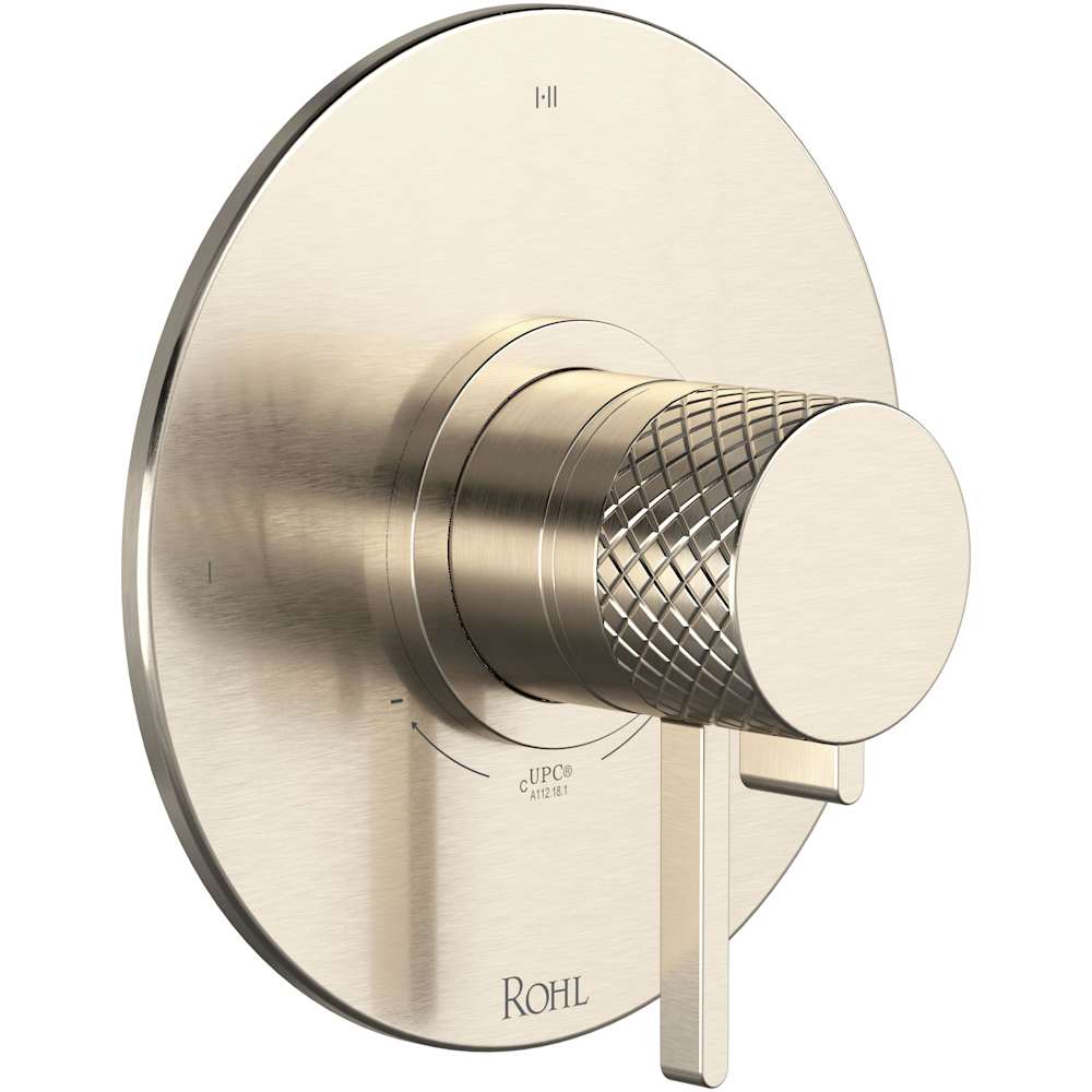 Tenerife Two Independent and One Shared Function Thermostatic Valve Trim Only with Single Lever Handle, Integrated Diverter, and Volume Control - Less Rough In