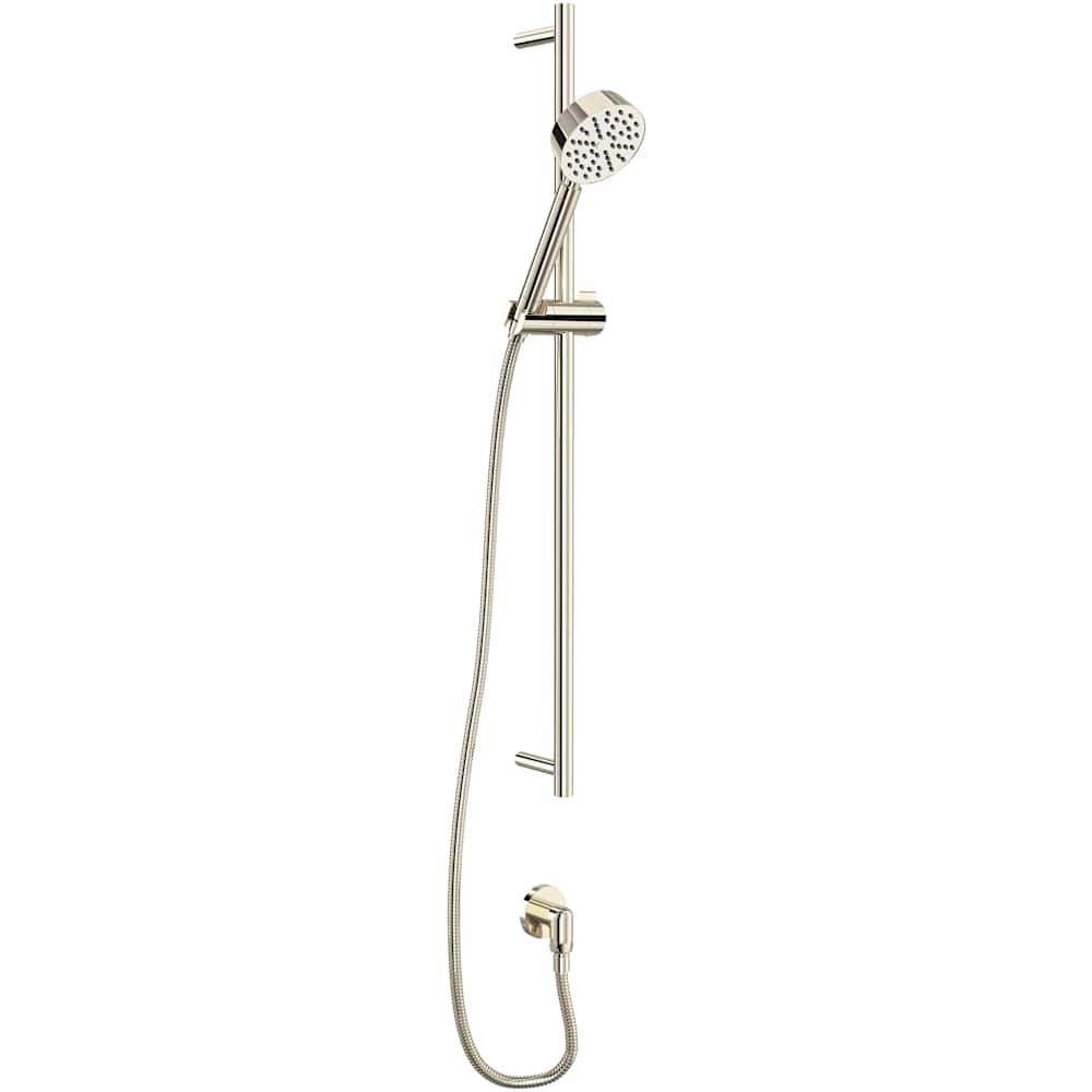 1.8 GPM Single Function Hand Shower Package - Includes Slide Bar, Hose, and Wall Supply