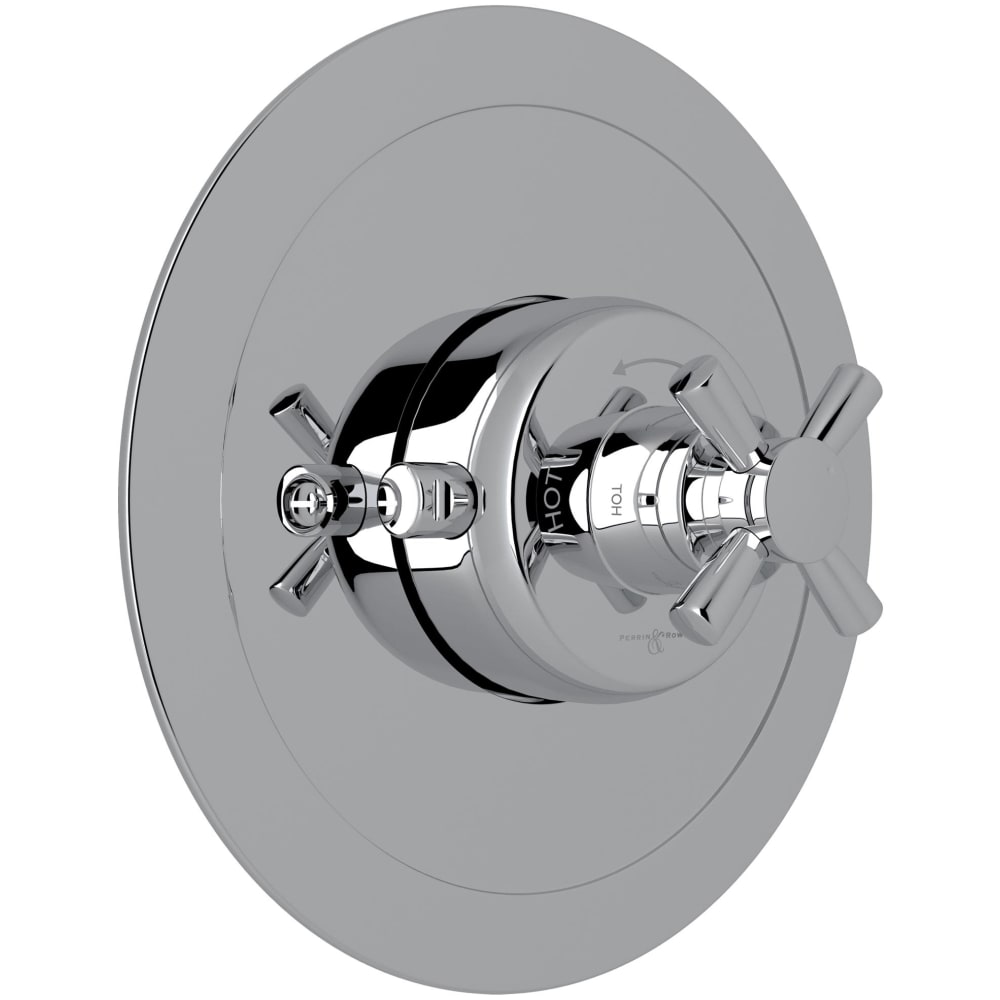 Holborn Thermostatic Valve Trim Only with Single Cross Handle - Less Rough In