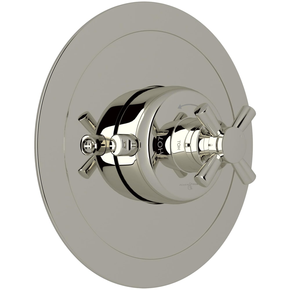 Holborn Thermostatic Valve Trim Only with Single Cross Handle - Less Rough In