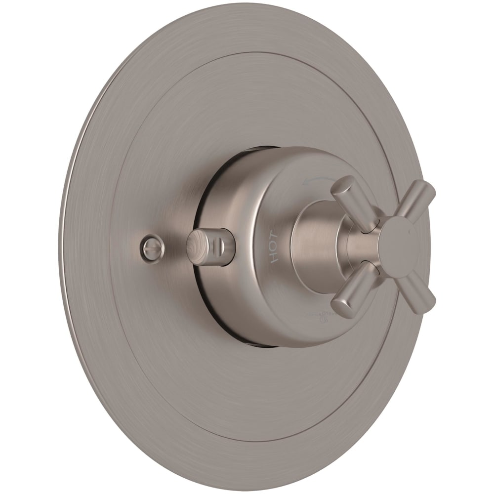 Holborn Thermostatic Valve Trim Only with Single Cross Handle - Less Rough In