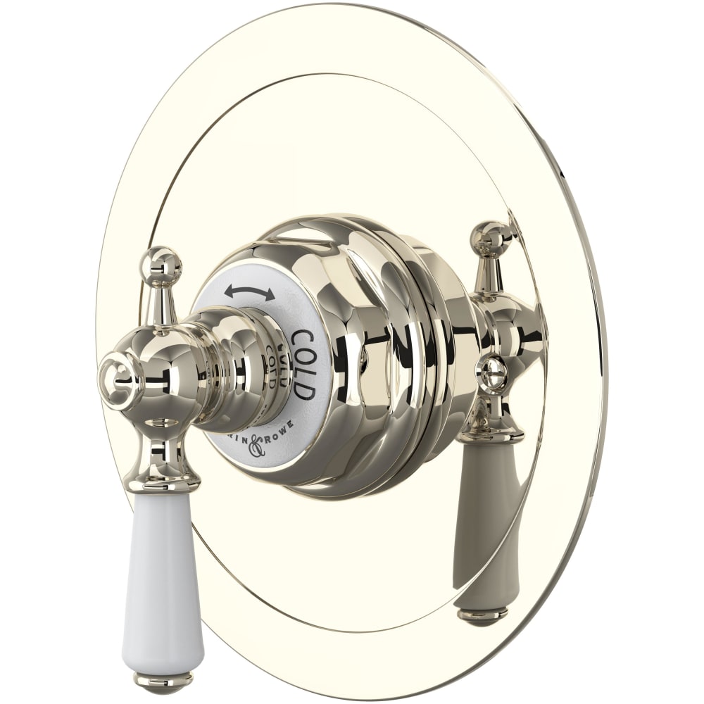 Edwardian Thermostatic Valve Trim Only with Single Lever Handle - Less Rough In