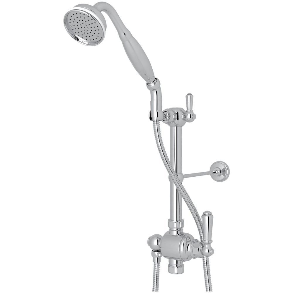 Edwardian 1.8 GPM Single Function Hand Shower Package - Includes Slide Bar and Hose