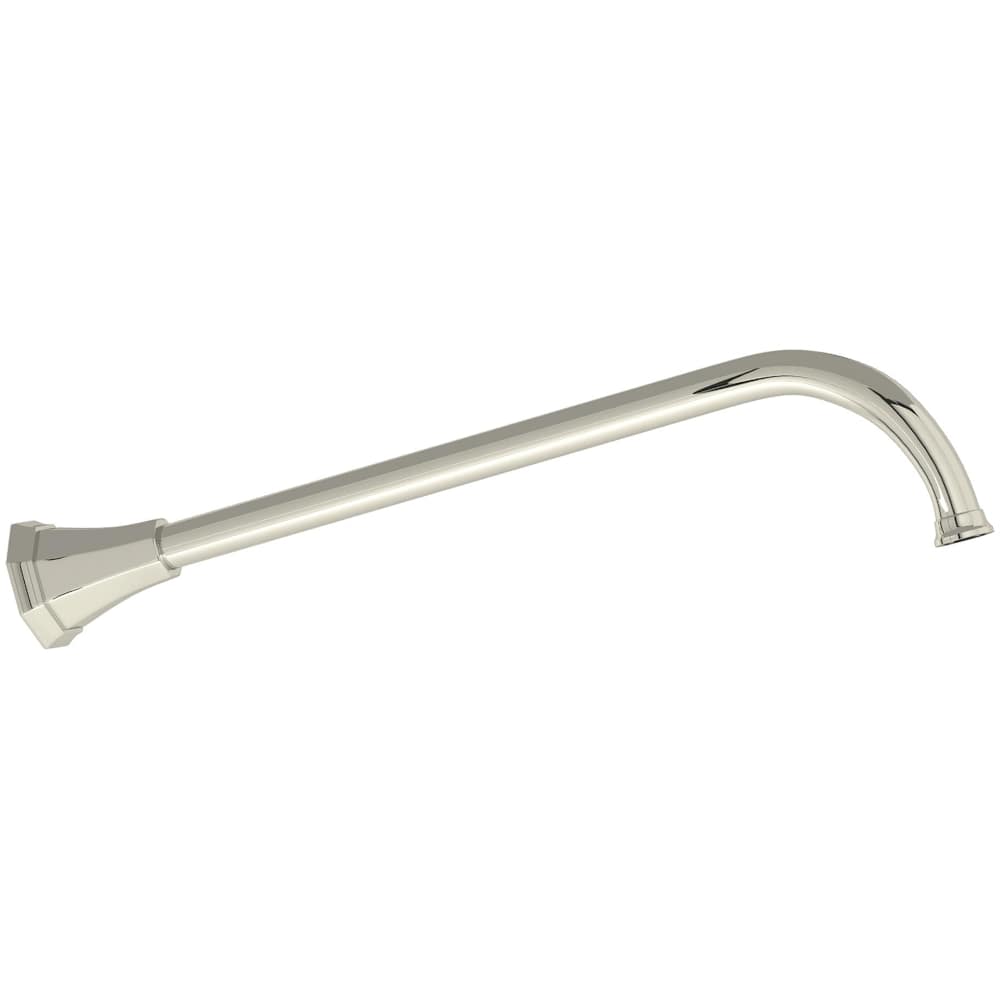 Deco 15" Wall Mounted Shower Arm and Octagonal Flange