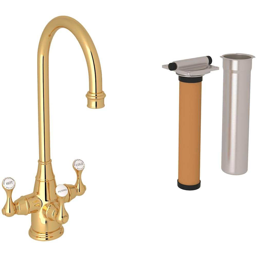 Georgian Era 1.5 GPM Hot and Cold Water Dispenser with Filter