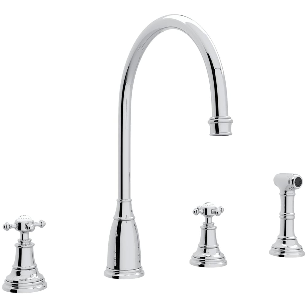 Georgian Era 1.8 GPM Widespread Kitchen Faucet - Includes Side Spray