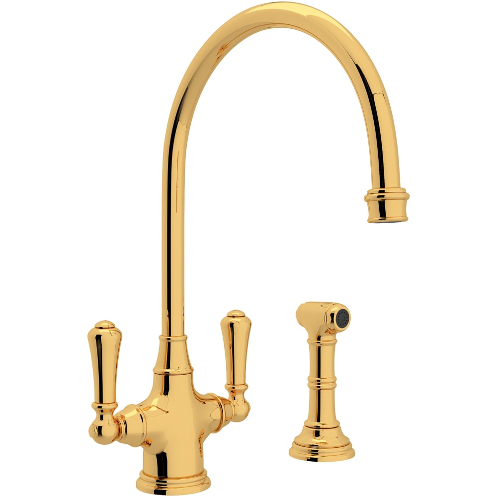 Georgian Era 1.8 GPM Single Hole Kitchen Faucet - Includes Side Spray