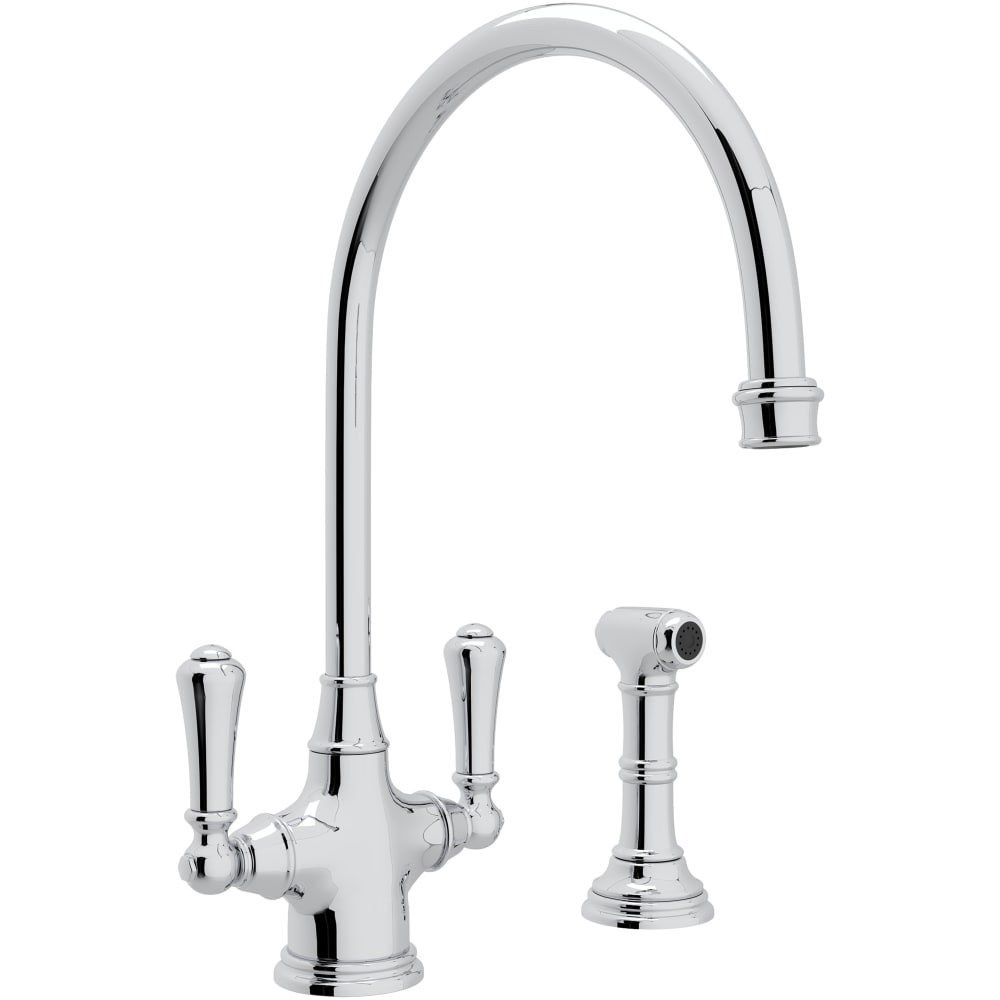 Georgian Era 1.8 GPM Single Hole Kitchen Faucet - Includes Side Spray