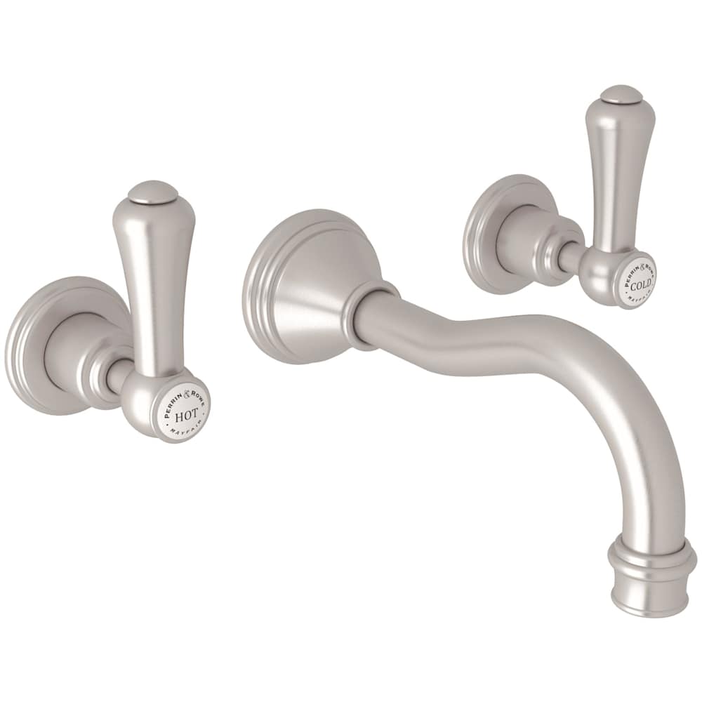 Georgian Era 1.2 GPM Wall Mounted Widespread Bathroom Faucet