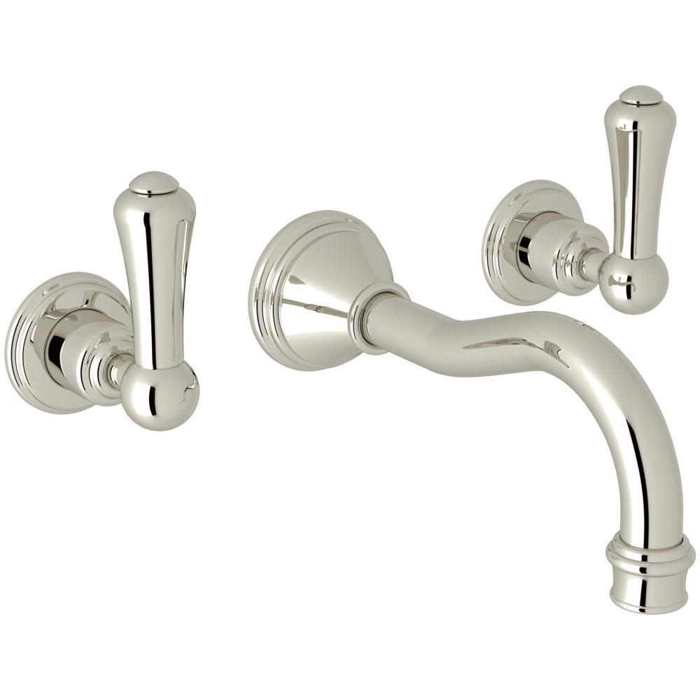 Georgian Era 1.2 GPM Wall Mounted Widespread Bathroom Faucet