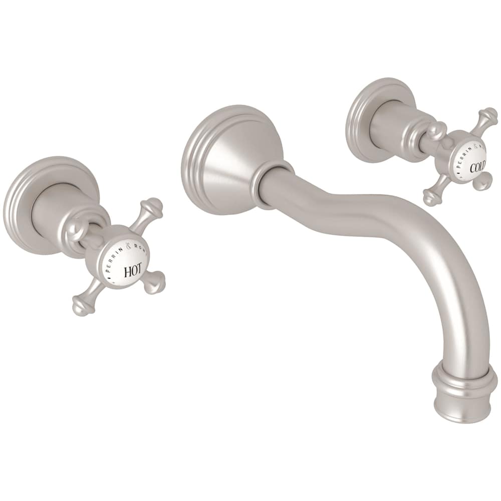 Georgian Era 1.2 GPM Wall Mounted Widespread Bathroom Faucet