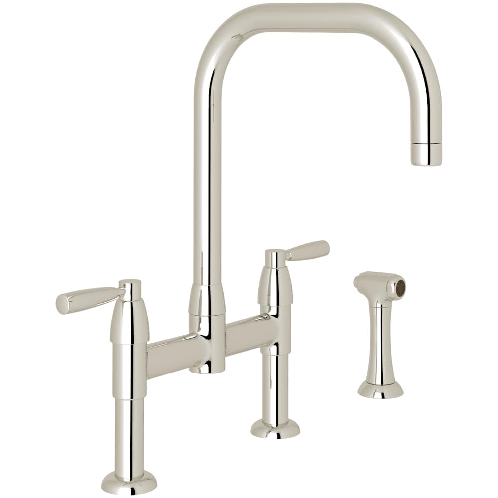 Holborn 1.5 GPM Widespread Bridge Kitchen Faucet - Includes Side Spray