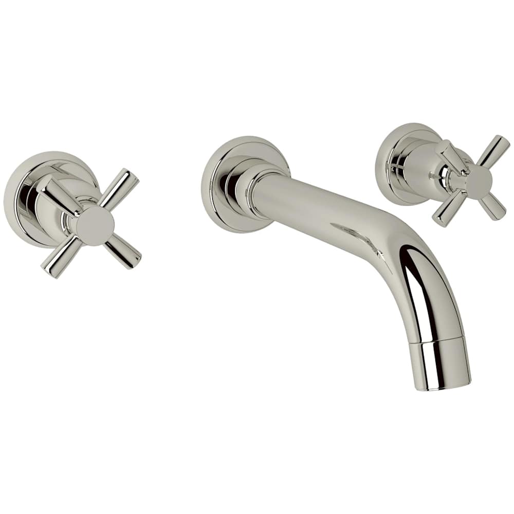 Holborn 1.2 GPM Wall Mounted Widespread Bathroom Faucet