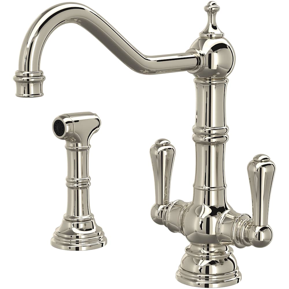 Edwardian 1.8 GPM Single Hole Kitchen Faucet - Includes Side Spray