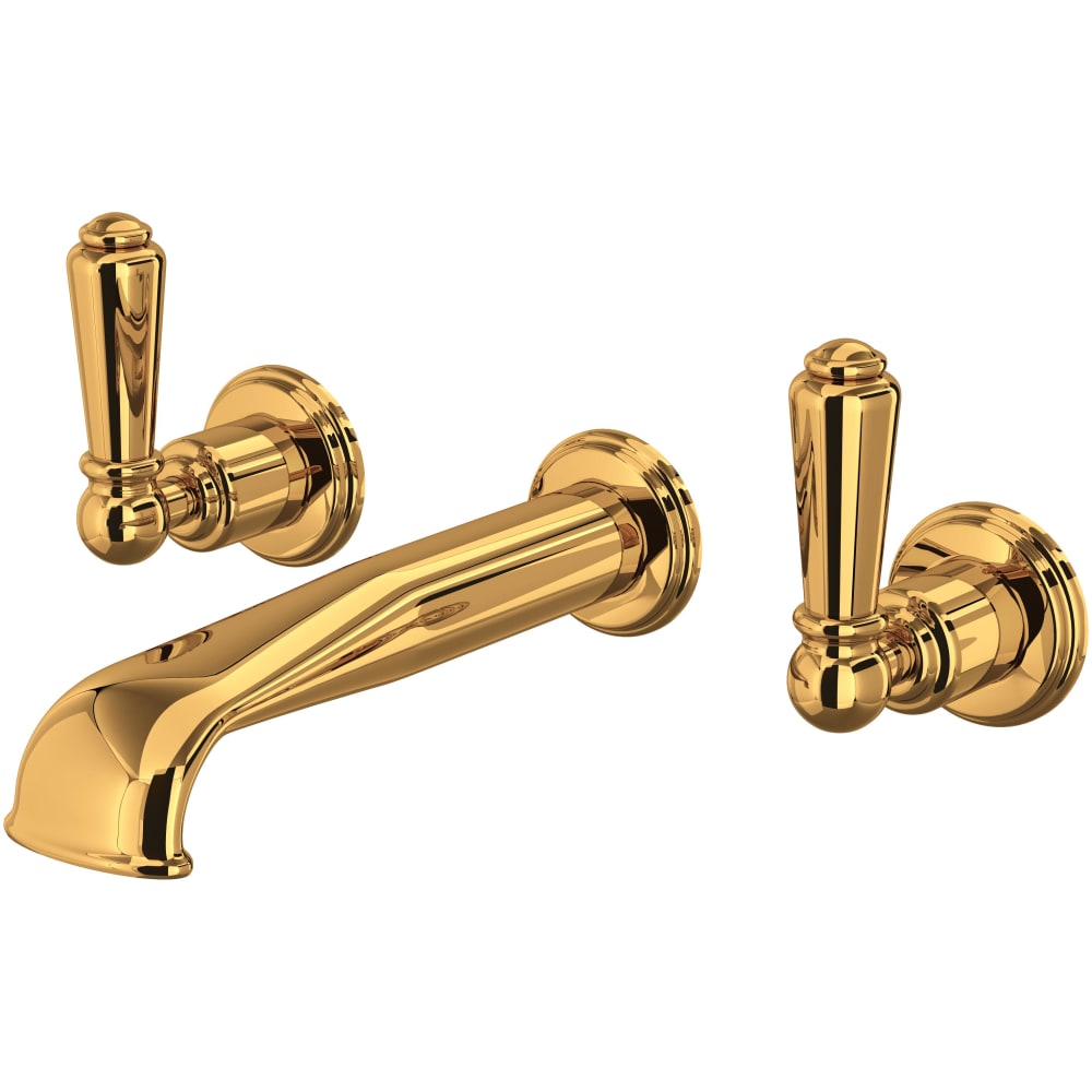 Edwardian 1.2 GPM Wall Mounted Widespread Bathroom Faucet