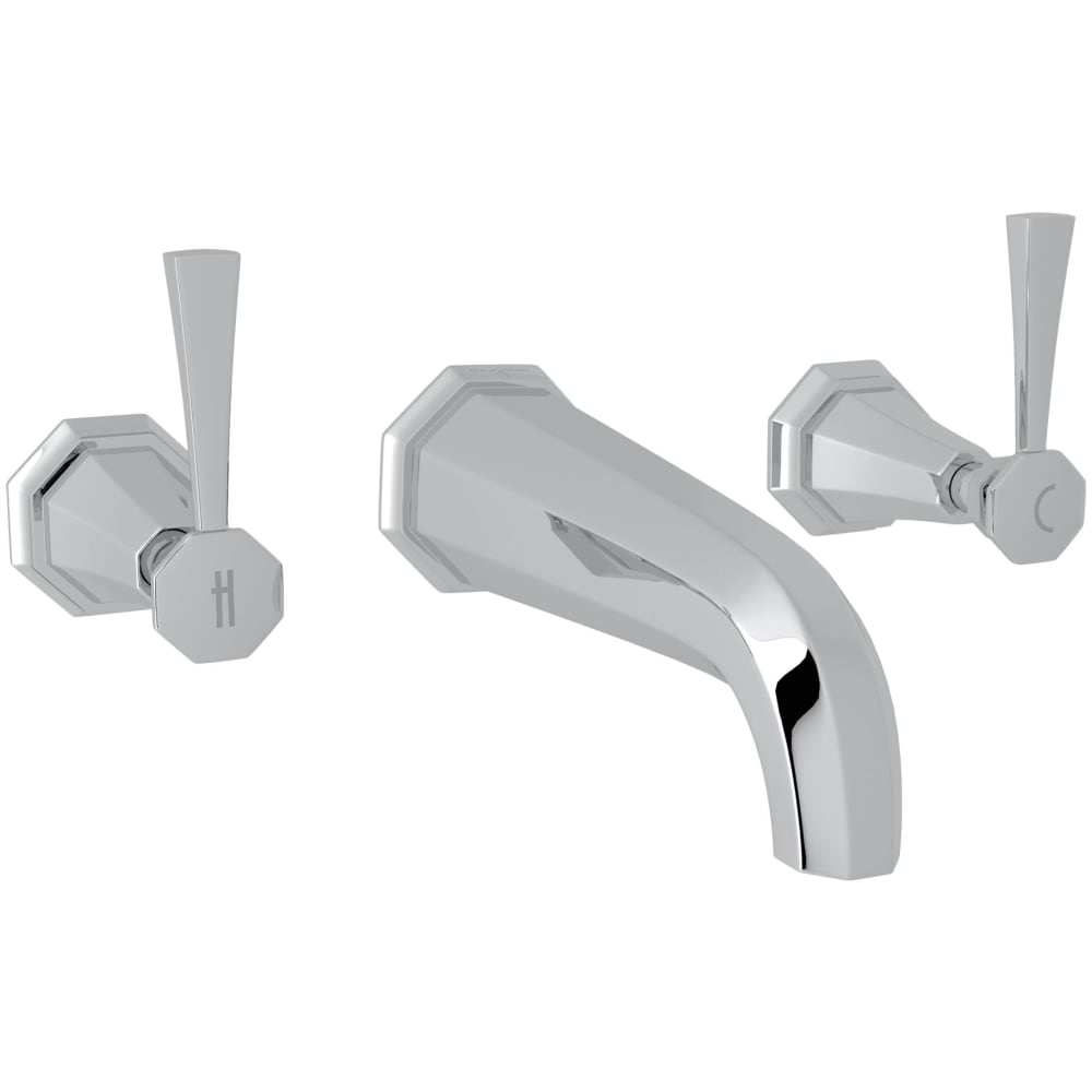 Deco 1.2 GPM Wall Mounted Widespread Bathroom Faucet