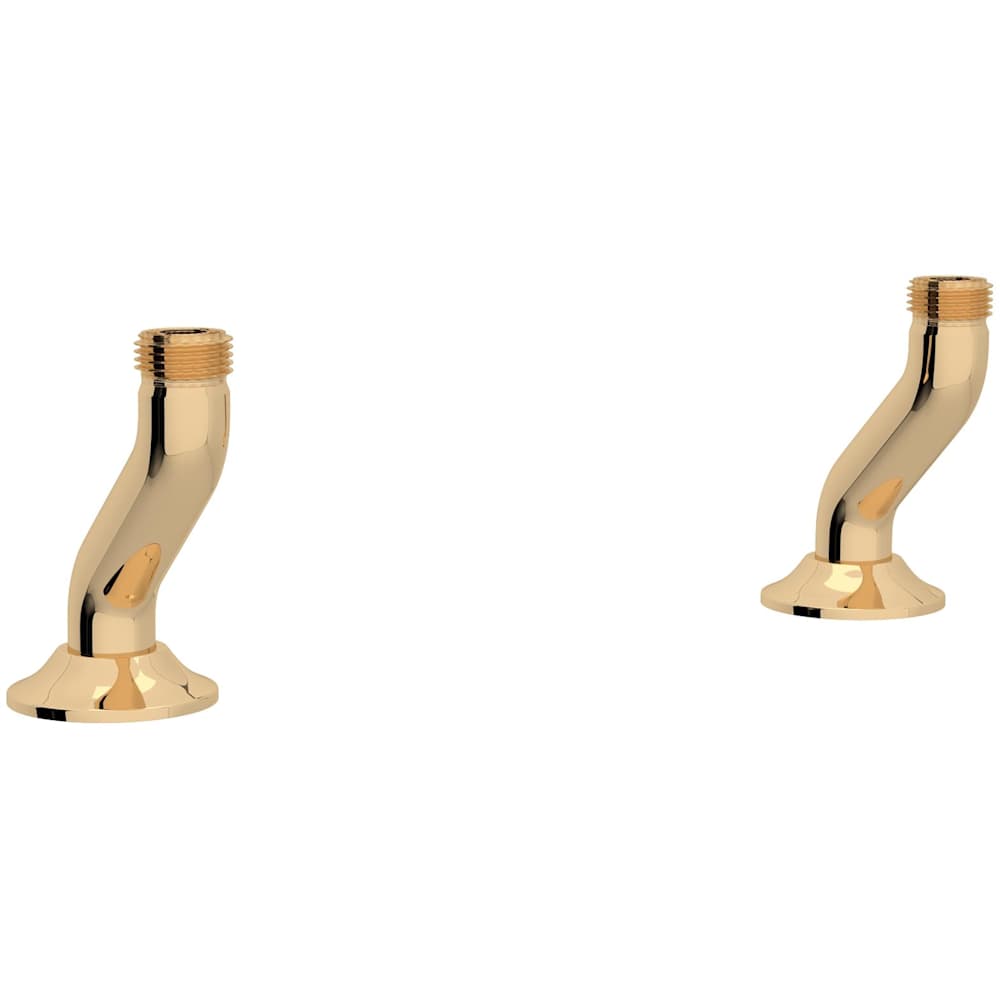 Georgian Era Bridge Kitchen Faucet Deck Unions