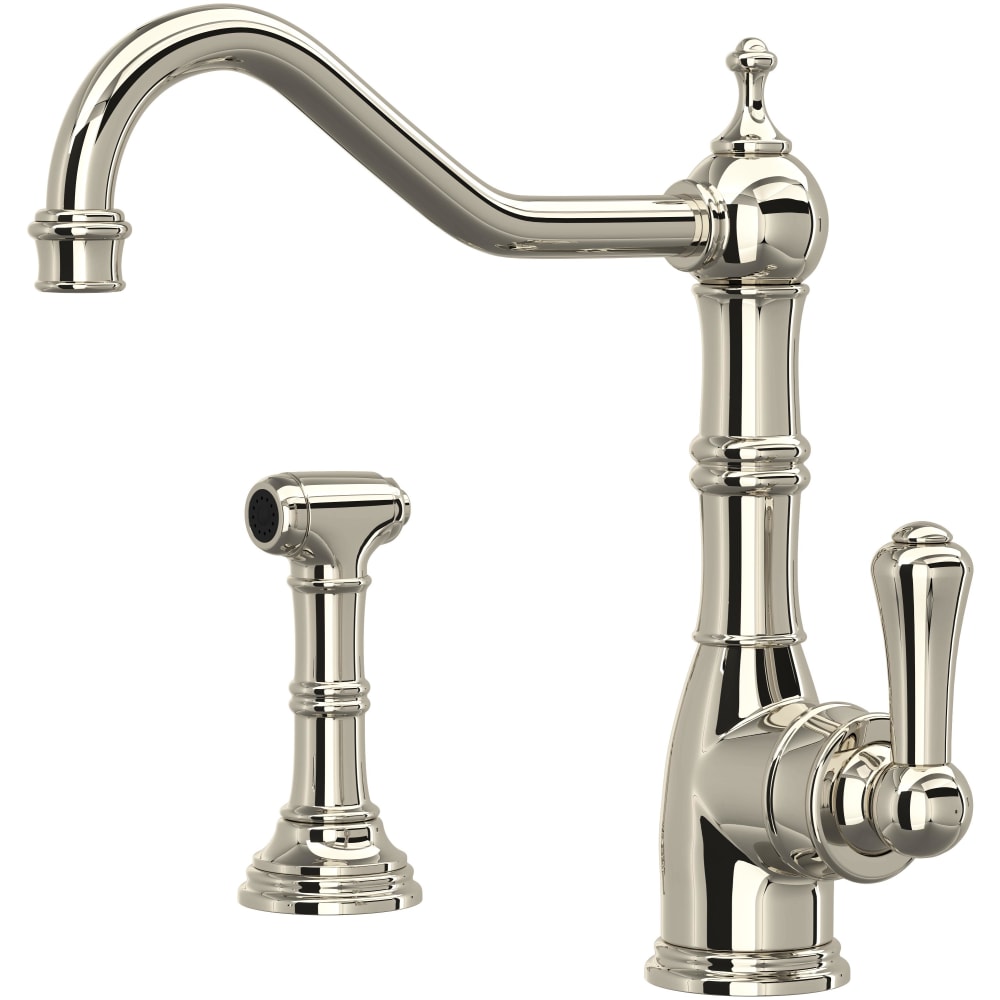 Edwardian 1.8 GPM Single Hole Kitchen Faucet - Includes Side Spray