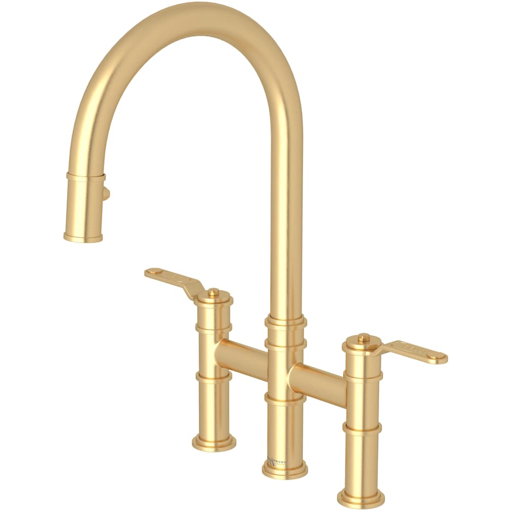 Armstrong 1.8 GPM Widespread Bridge Pull Down Kitchen Faucet