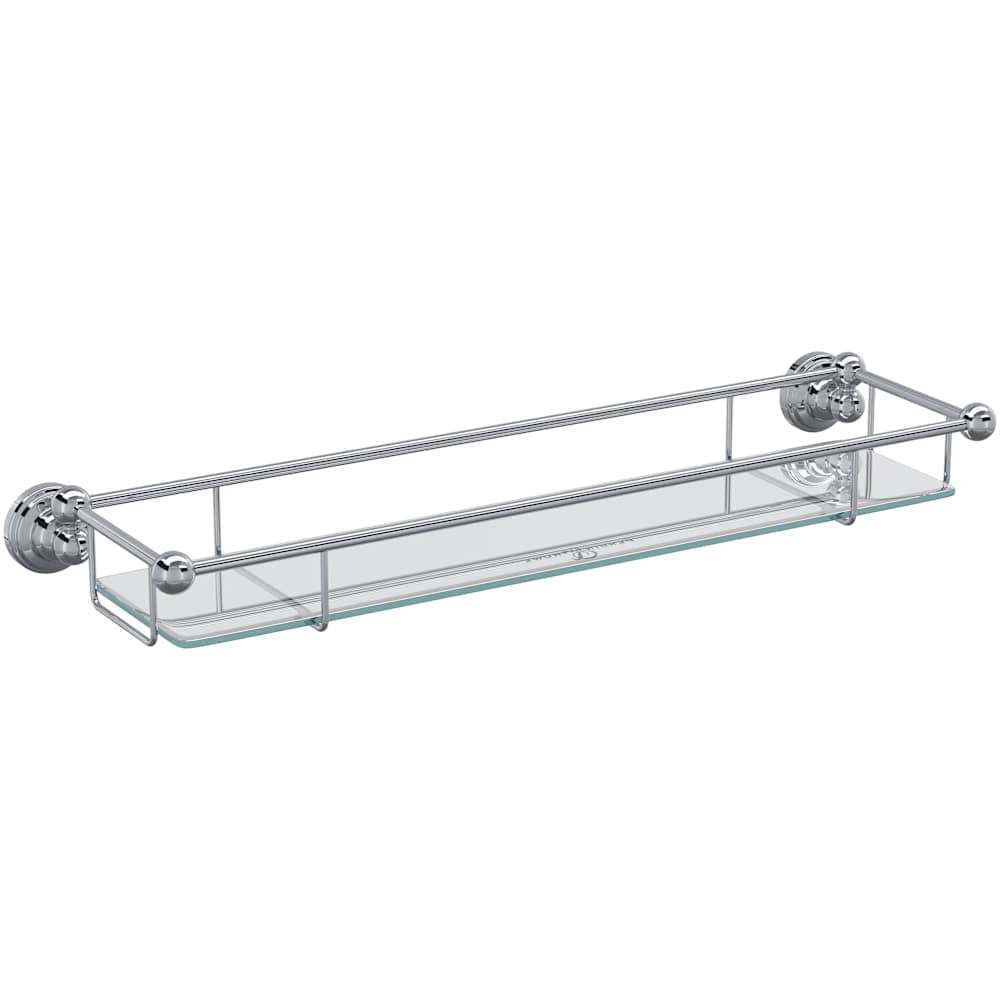 Edwardian 22" Brass Bathroom Shelf