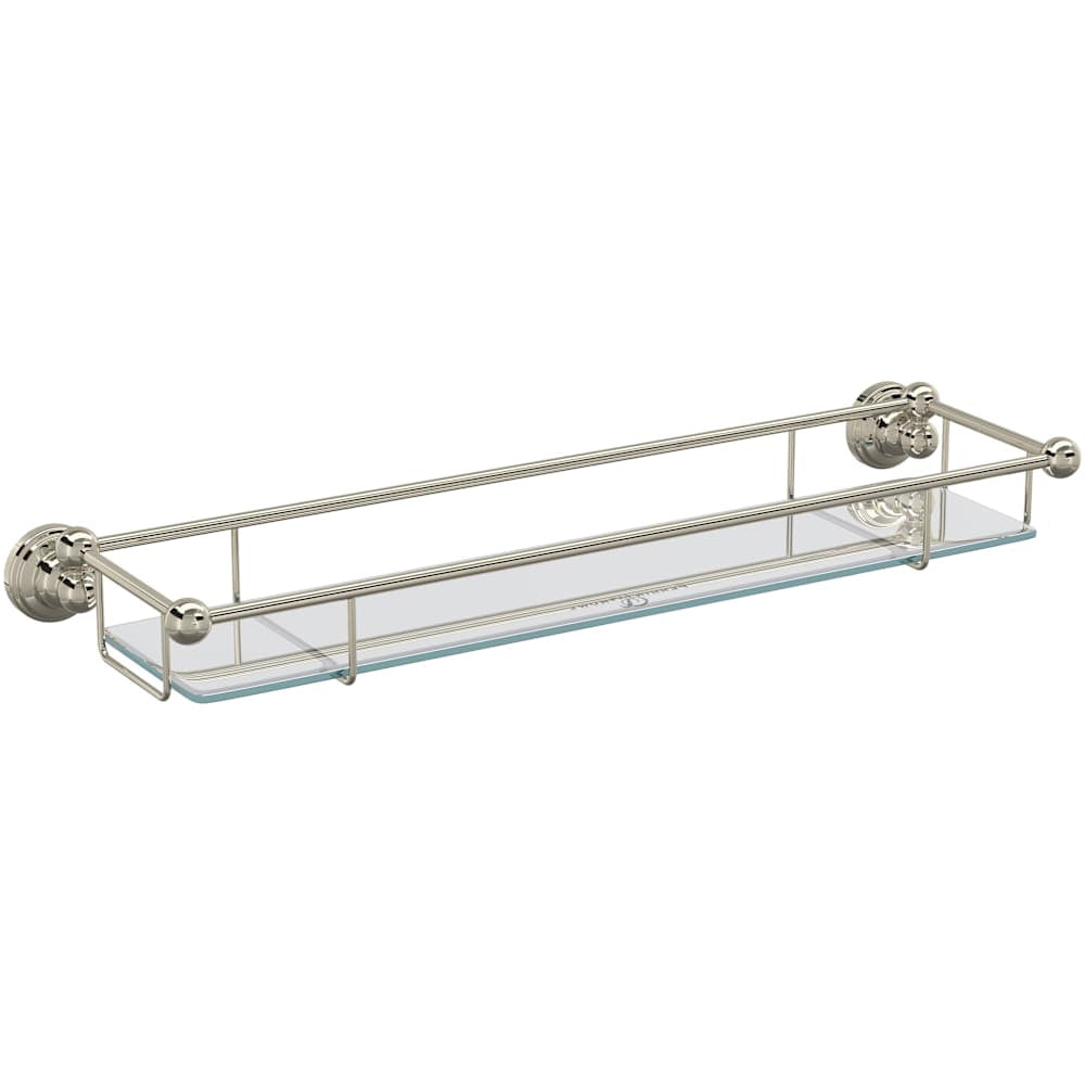 Edwardian 22" Brass Bathroom Shelf