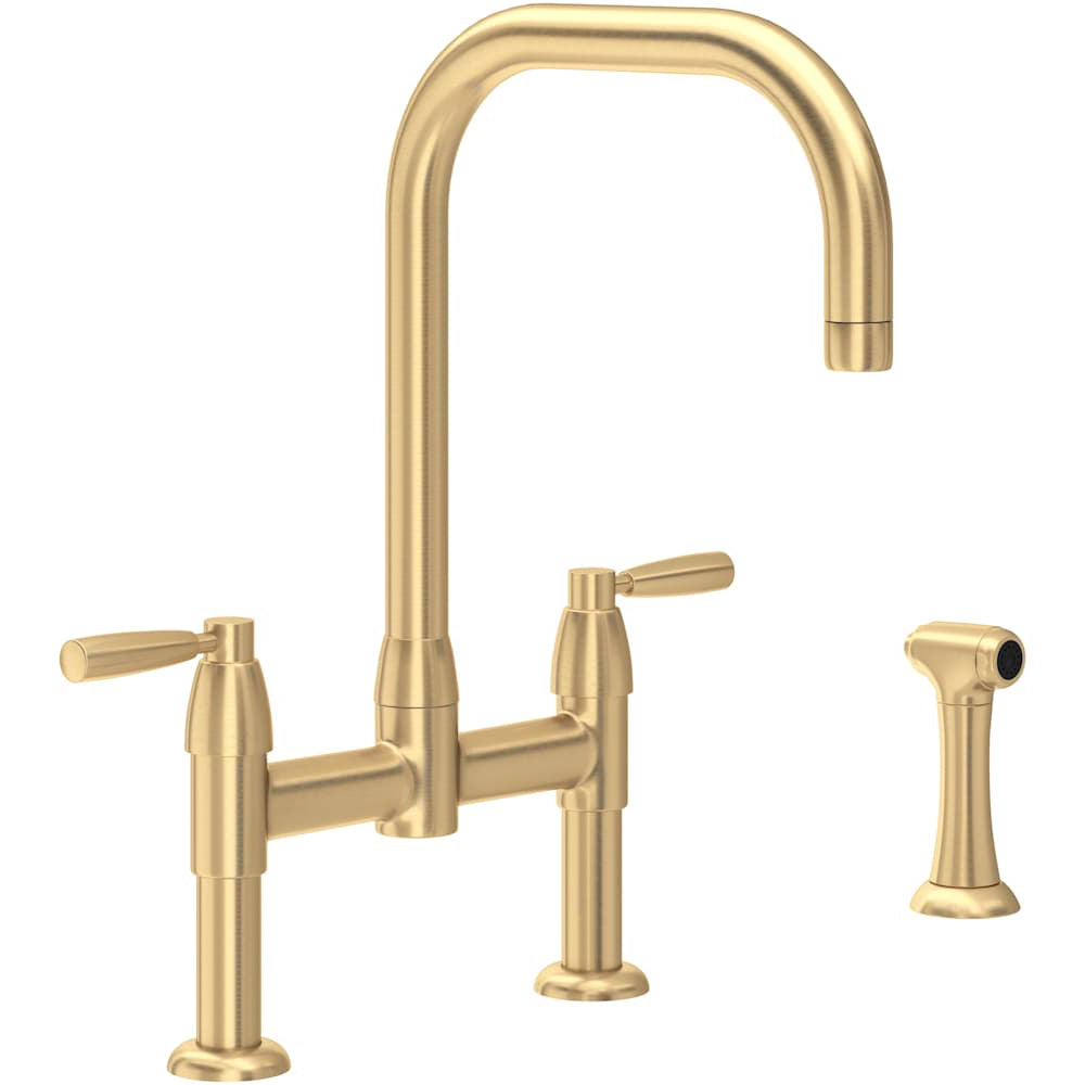 Holborn 1.5 GPM Widespread Bridge Kitchen Faucet - Includes Side Spray