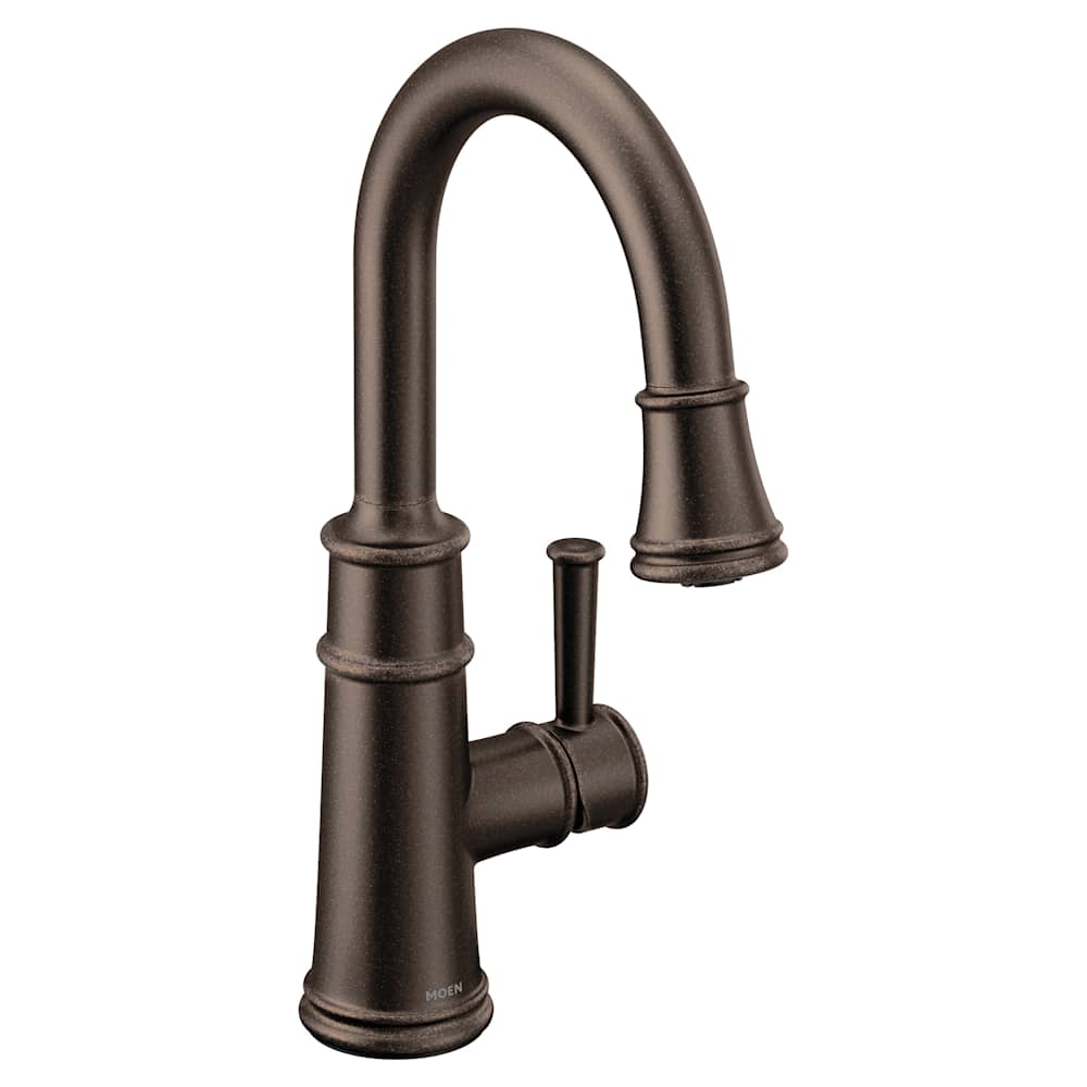 Moen Belfield 1.5 GPM Single Hole Pull Down Bar Faucet Oil Rubbed Bronze