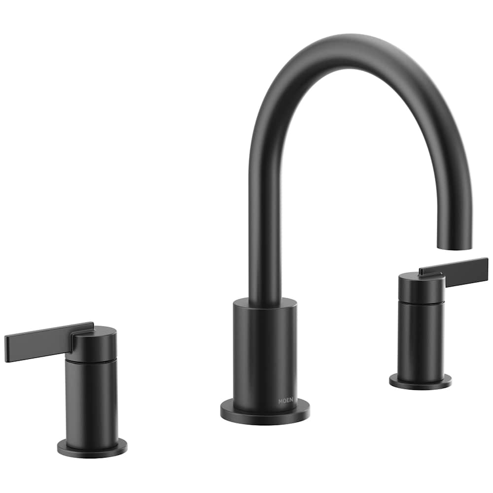 Moen M-Dura Commercial Single Hole Bathroom Faucet with Metal Pop-Up Drain Assembly Chrome