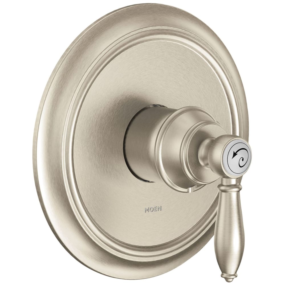 Moen Belfield Deck Mounted Roman Tub Filler Trim with Metal Lever Handles Matte Black