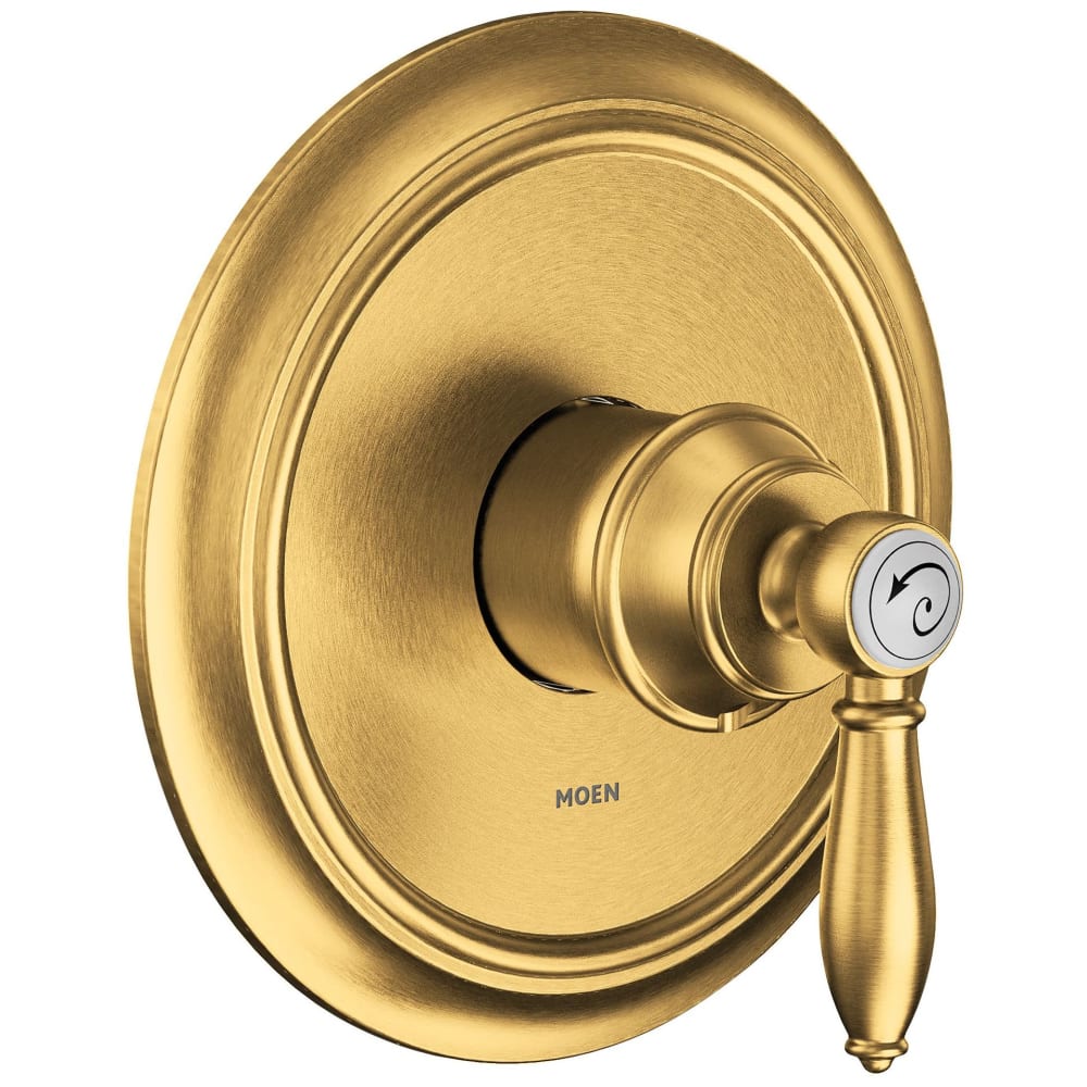 Moen Shower Trim Package with 1.5 GPM Single Function Hand Shower Less Rough-In Valve from the Commercial Collection Classic Brushed Nickel