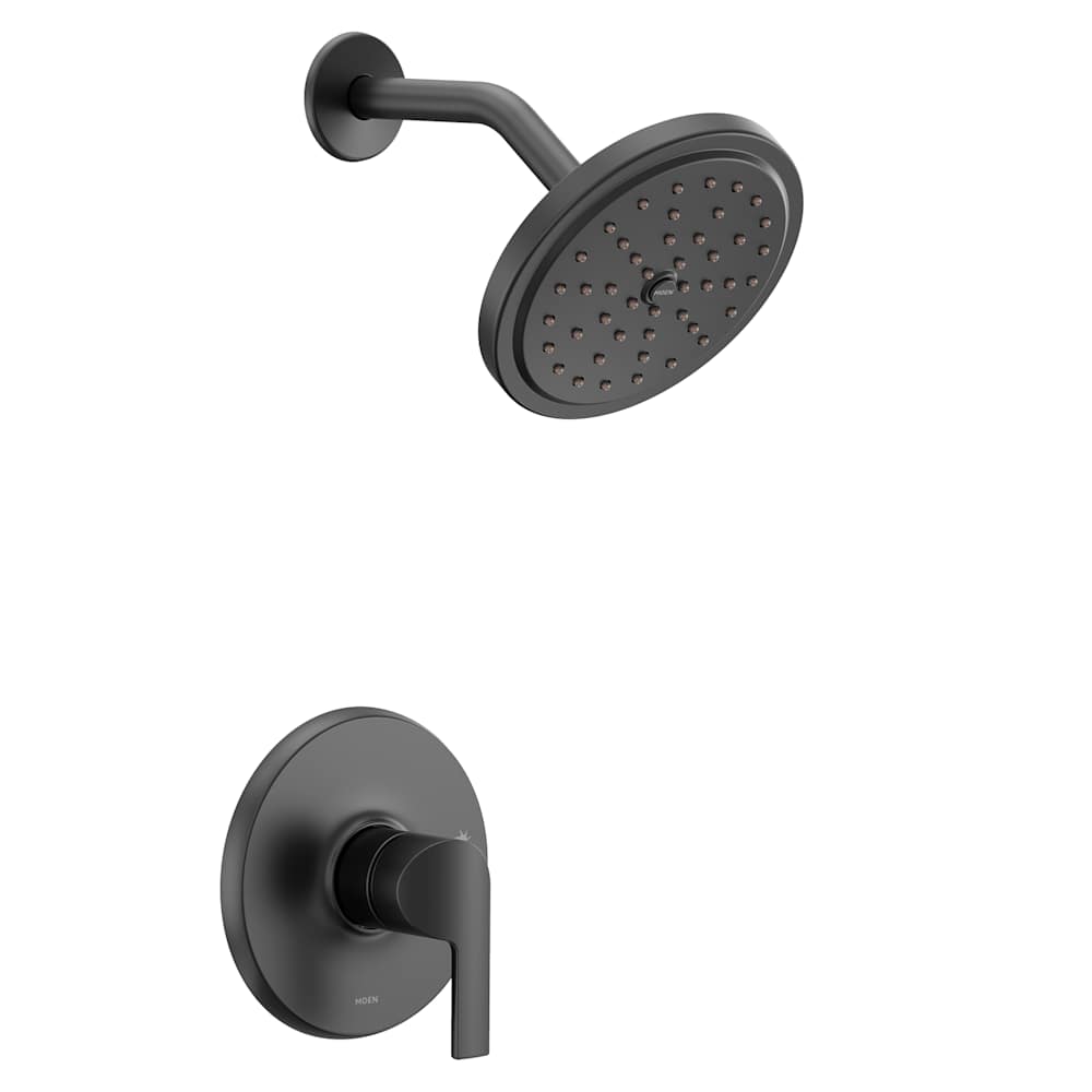 Moen Voss Deck Mounted Roman Tub Filler Trim with Personal Hand Shower and Built-In Diverter - Less Valve Brushed Gold
