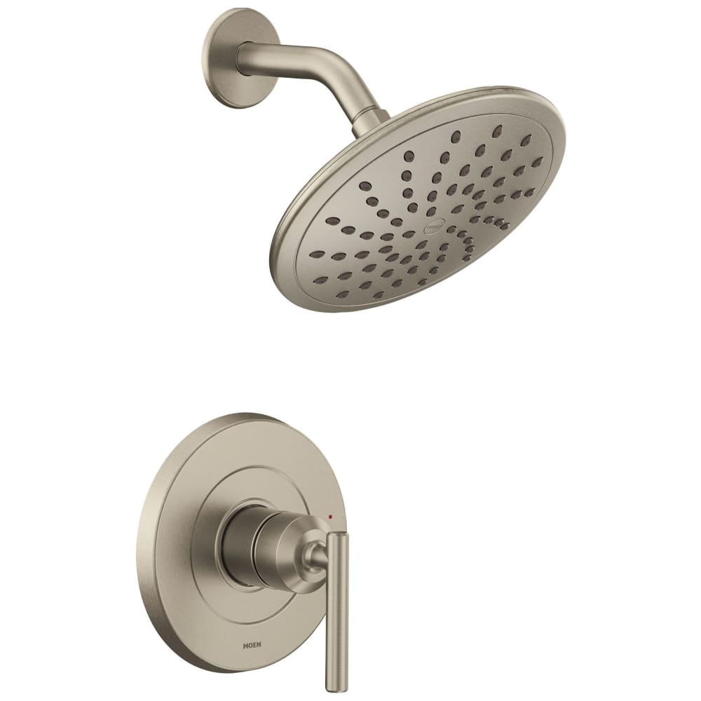 Moen Belfield Tub and Shower Trim Package with Single Function2.5 GPM Shower Head and Posi-Temp Pressure-Balancing Valve Technology Polished Nickel