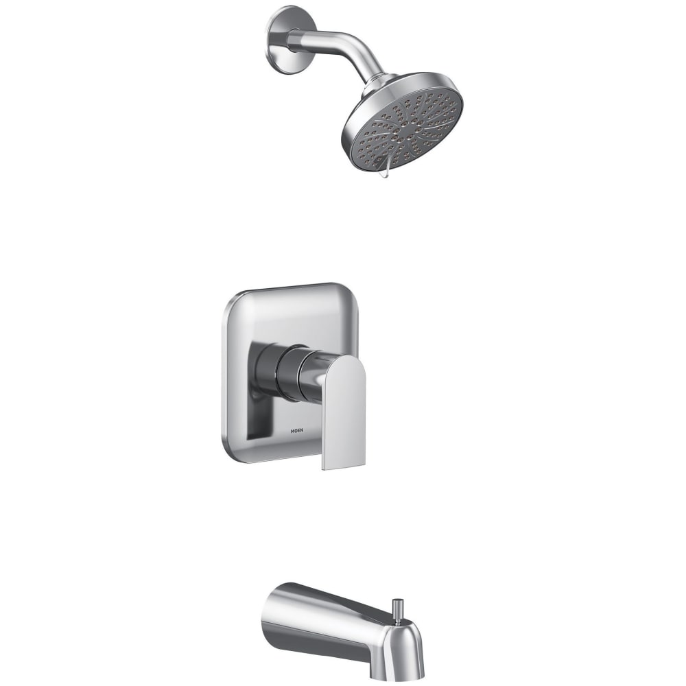 Moen Greenfield Pressure Balanced Valve Trim Only with Single Lever Handle - Less Rough In Matte Black