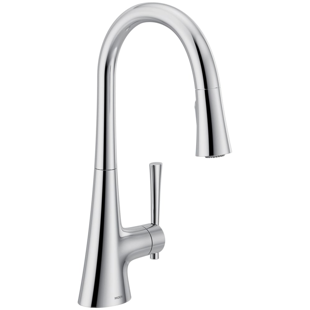 Moen Kurv 1.5 GPM Single Hole Pull Down Kitchen Faucet Chrome