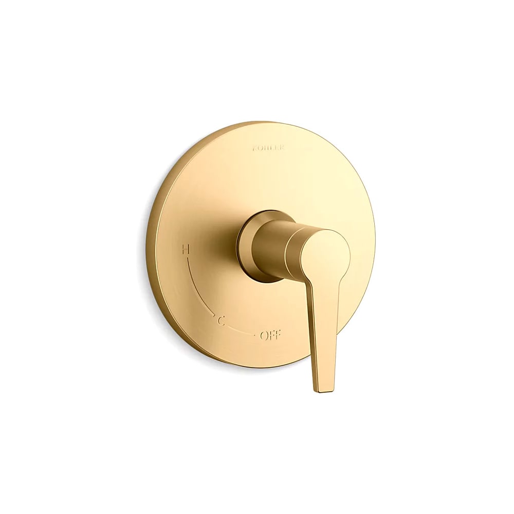 Hint Function Pressure Balanced Valve Trim Only with Single Lever Handle - Less Rough In