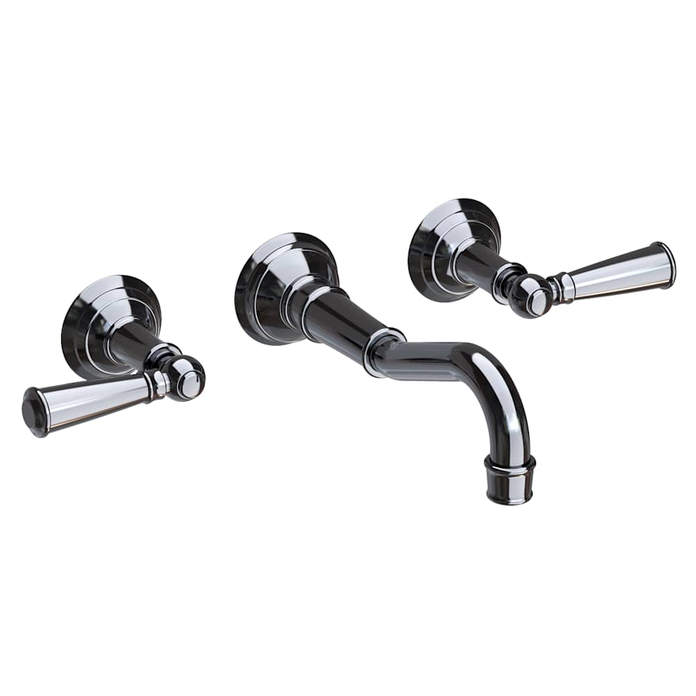 Jacobean 1.2 GPM Wall Mounted Widespread Bathroom Faucet