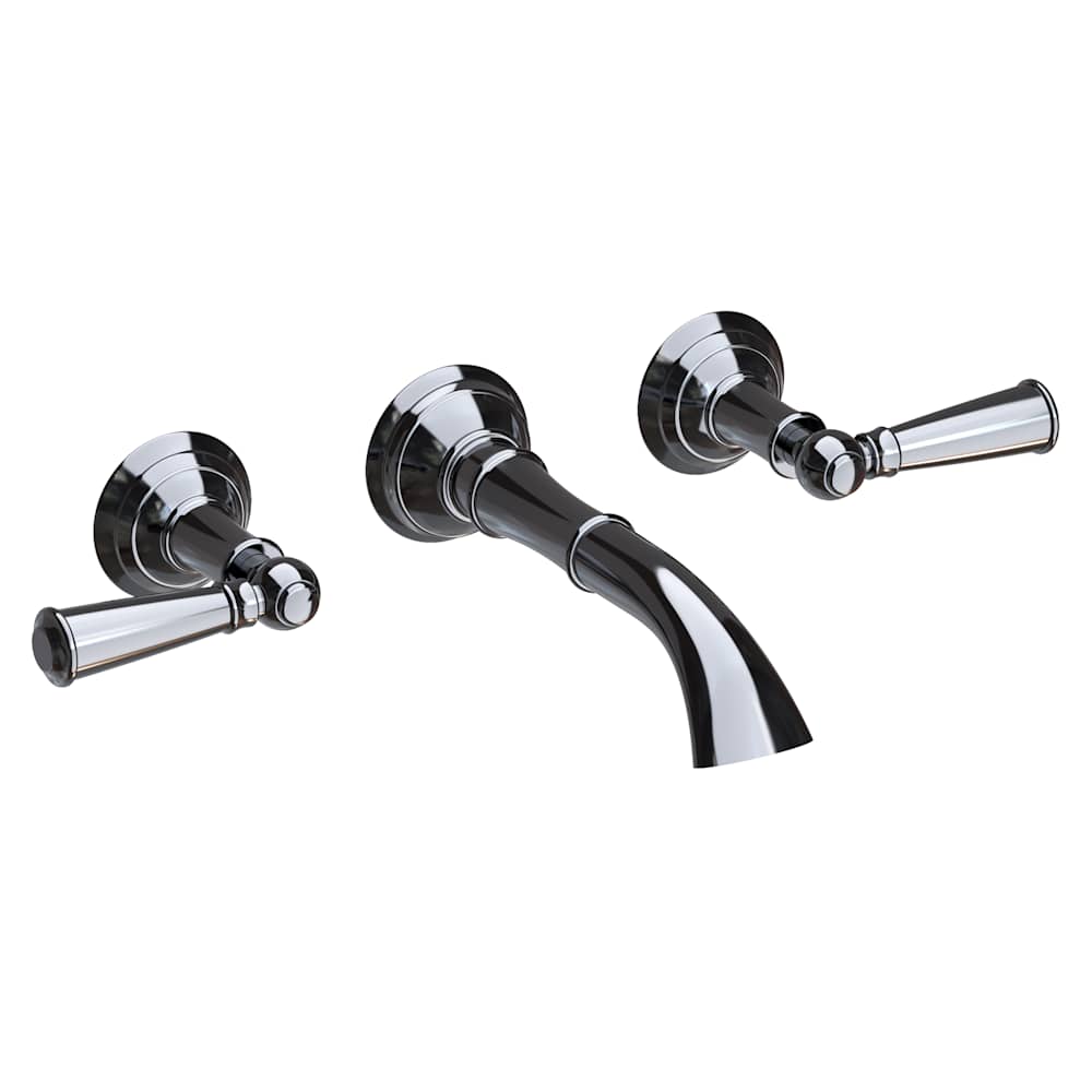 Aylesbury 1.2 GPM Wall Mounted Widespread Bathroom Faucet