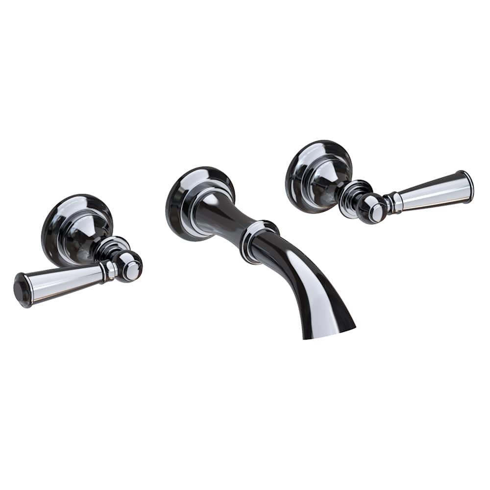 Sutton 1.2 GPM Wall Mounted Widespread Bathroom Faucet