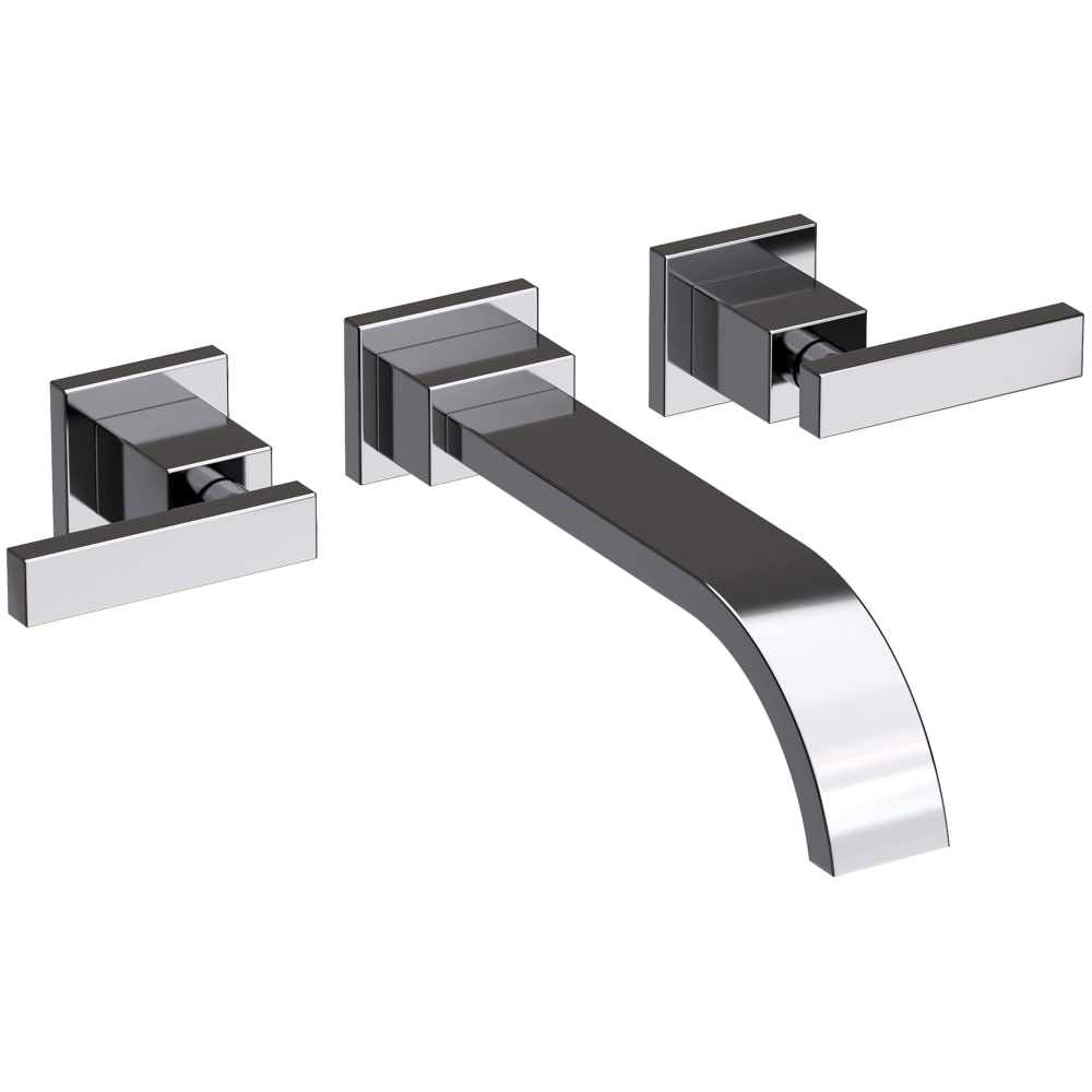 Secant 1.2 GPM Wall Mounted Widespread Bathroom Faucet
