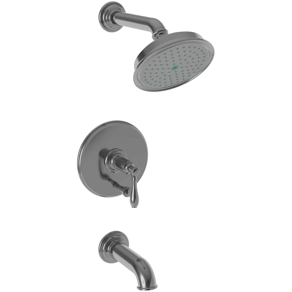 Ithaca Single Handle Tub and Shower Trim with Shower Head and Metal Lever Handle