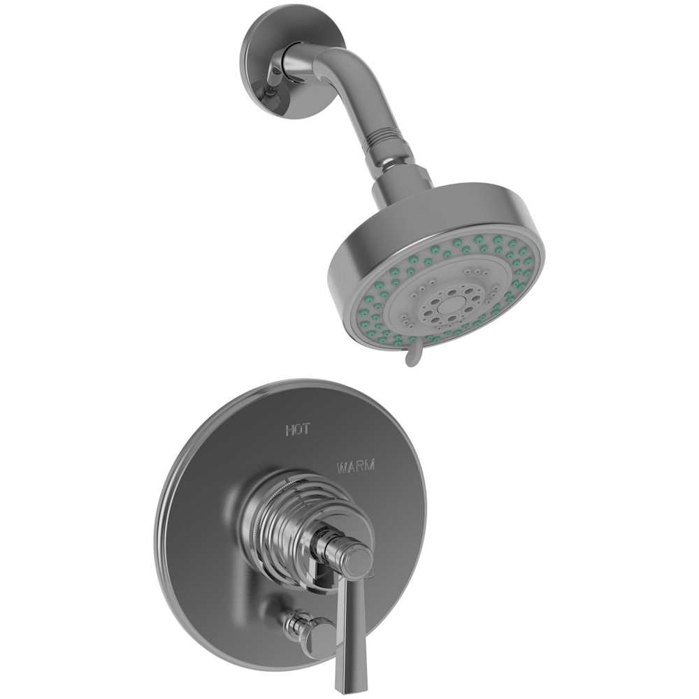 Miro Single Handle Pressure Balanced Shower Trim Only with Metal Lever Handle less Valve