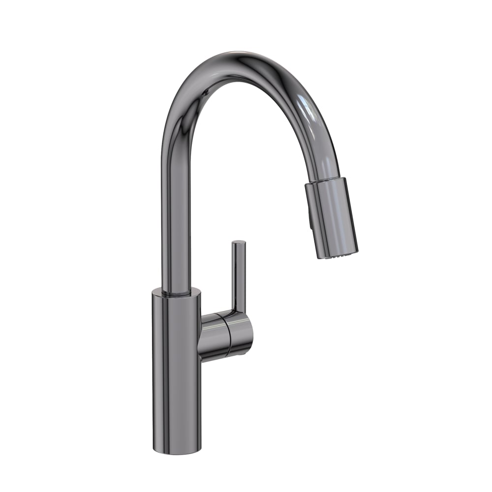 East Linear 1.8 GPM Single Hole Pull Down Kitchen Faucet