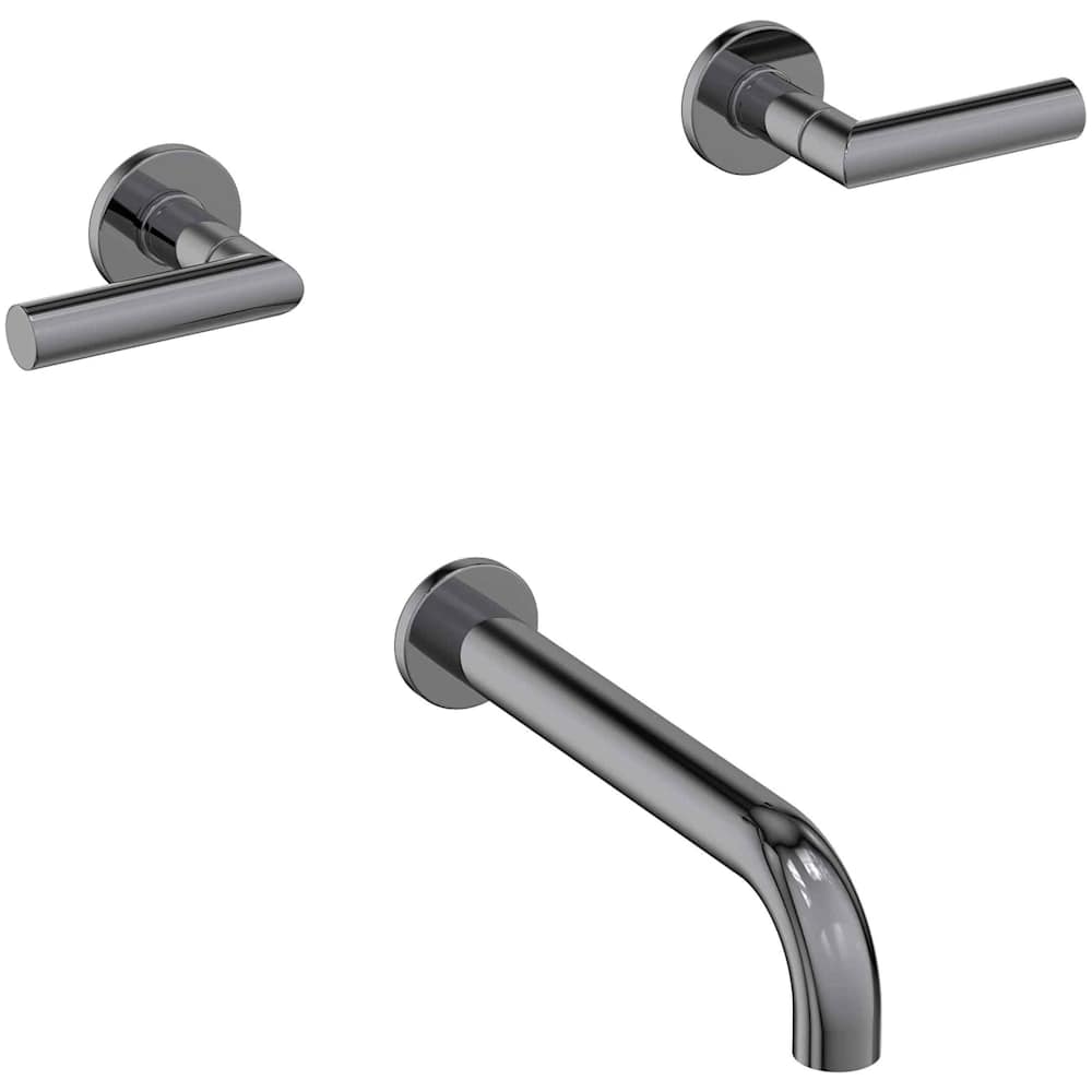 Pavani Wall Mounted Tub Spout with Dual Lever handles - Less Rough-In Valve