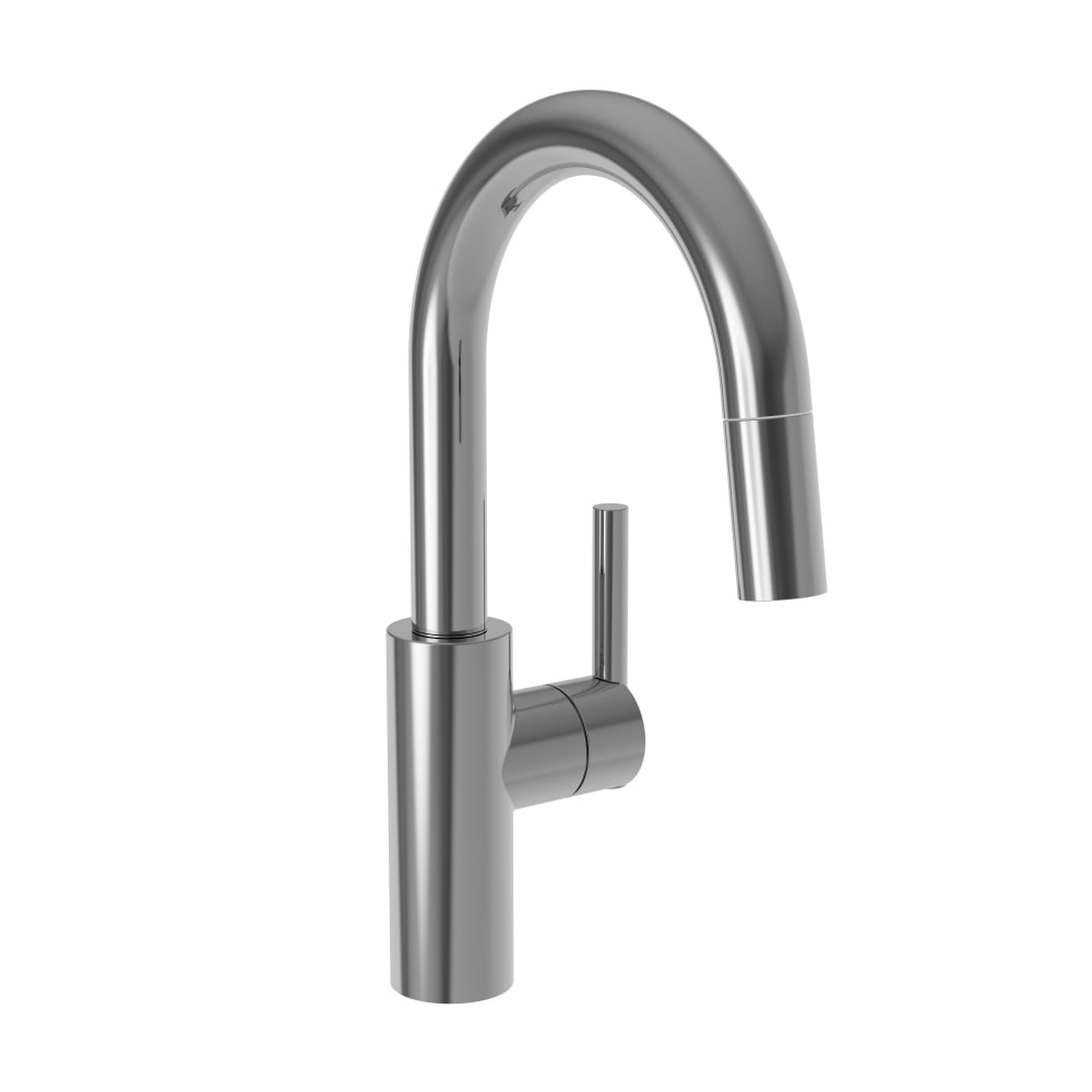 East Linear 1.8 GPM Single Hole Pull Down Bar Faucet
