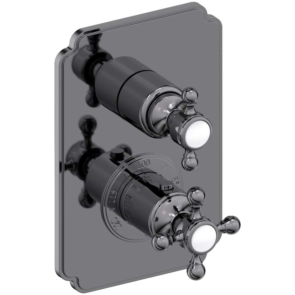 Astor Thermostatic Valve Trim Only with 2 Cross Handles - Less Rough In