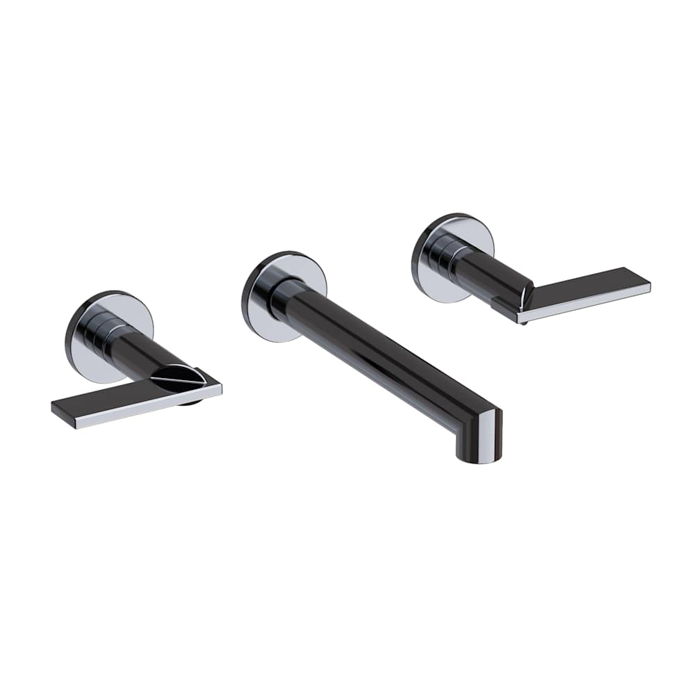 Keaton 1.2 GPM Wall Mounted Widespread Bathroom Faucet
