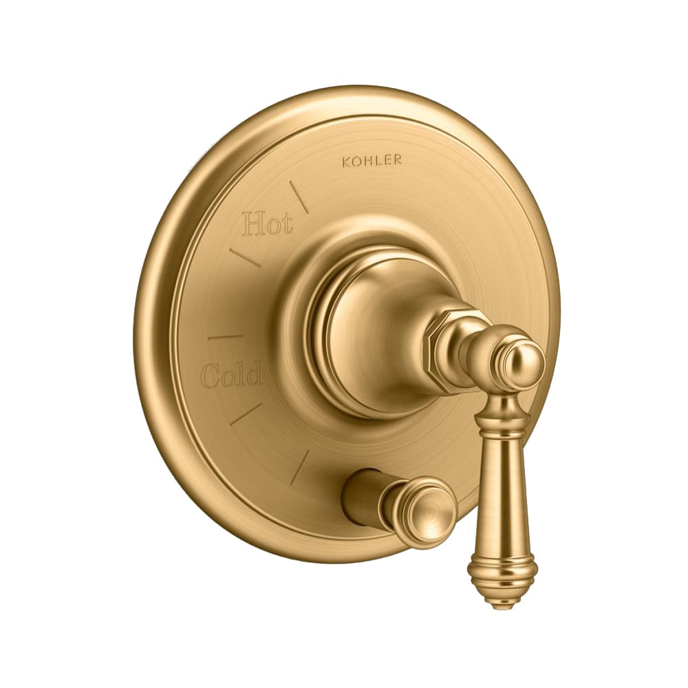 Artifacts Two Function Pressure Balanced Valve Trim Only with Single Lever Handle and Integrated Diverter - Less Rough In
